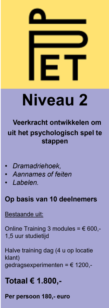 Veerkracht ontwikkelen om uit het psychologisch spel te stappen Dramadriehoek, Aannames of feiten Labelen.